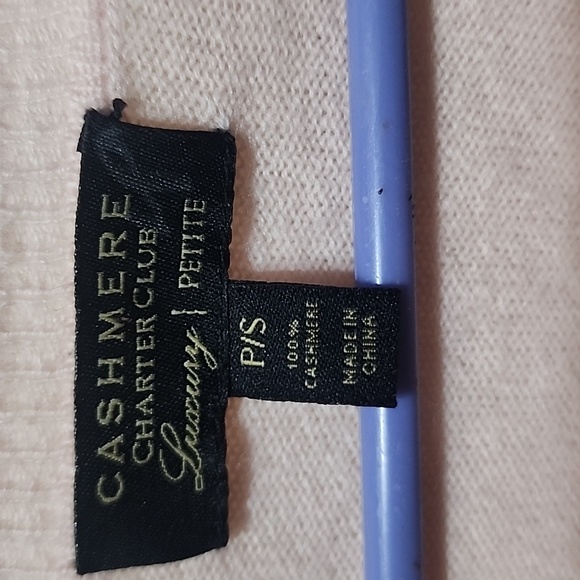 Charter Club Cashmere Sweater Size Small Petite Pink - Picture 6 of 7